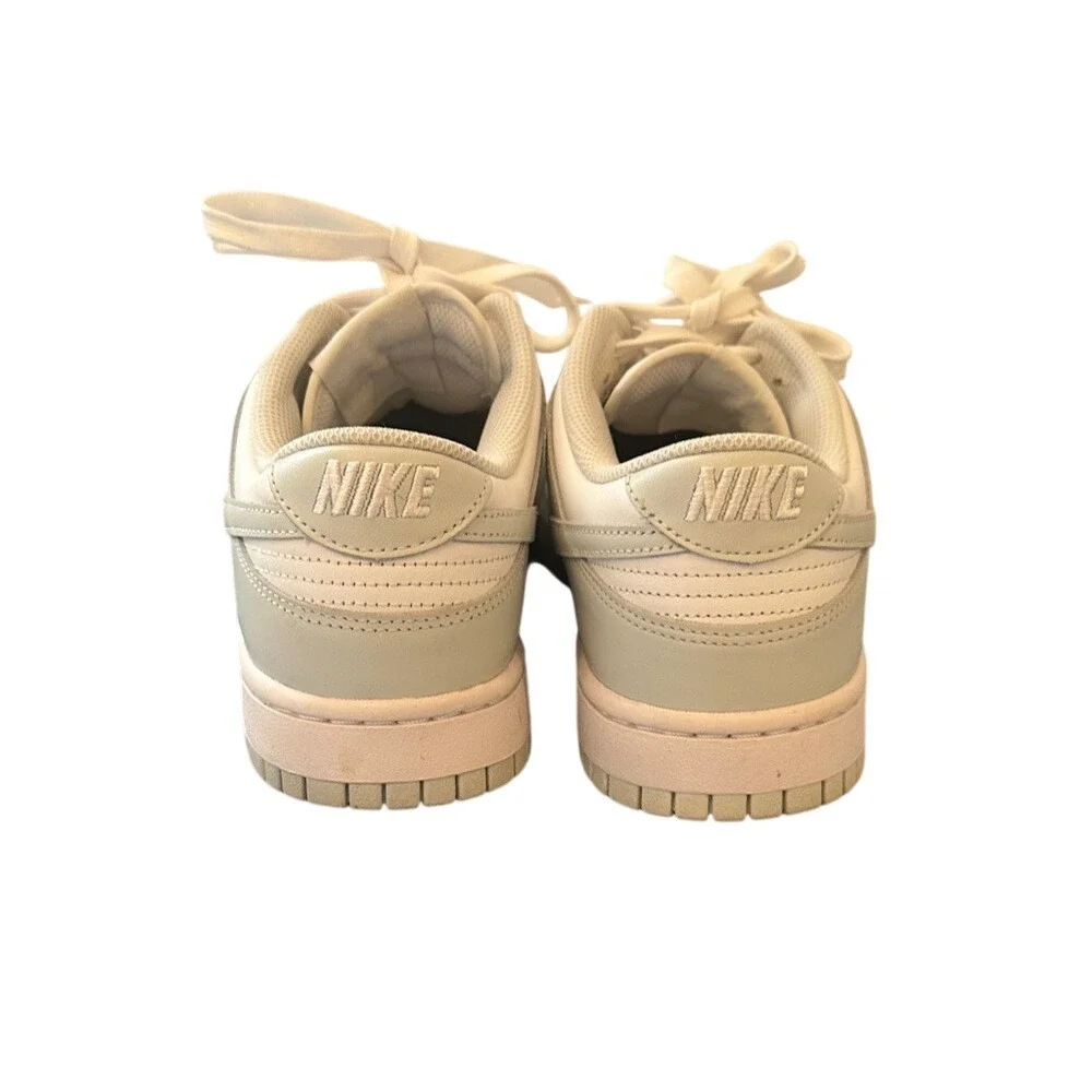 Nike Women's Low Dunk Sneakers in White and Gray